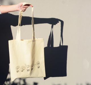 ''SMILE'' tote bag  - 