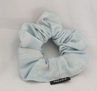 Scrunchie "Palm"  Γαλάζιο - 