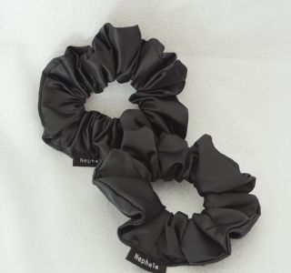 Scrunchie "Satin" Black - 