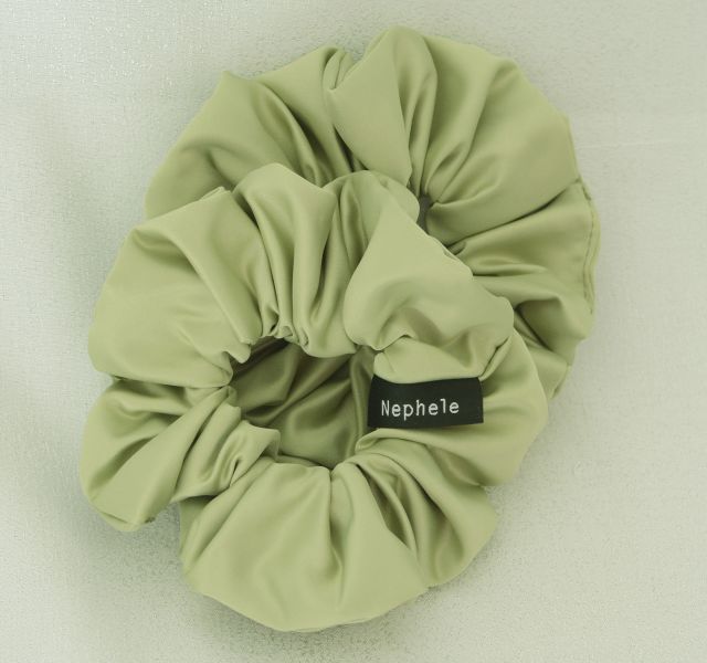 Scrunchie "Satin" Pistachio