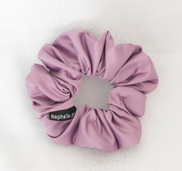 Scrunchie "Satin" Rouge