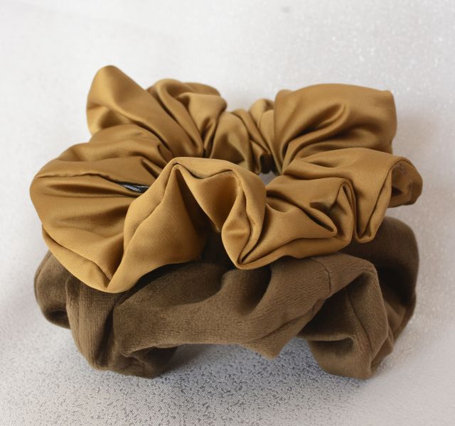 Scrunchie Set Brown