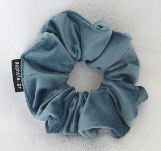 Scrunchie "Velvet" Blue - 