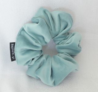 Scrunchie "Velvet" Cyan - 