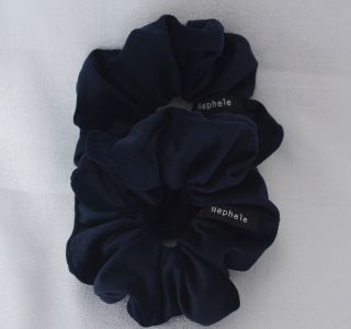 Scrunchie "Velvet" Dark Blue - 