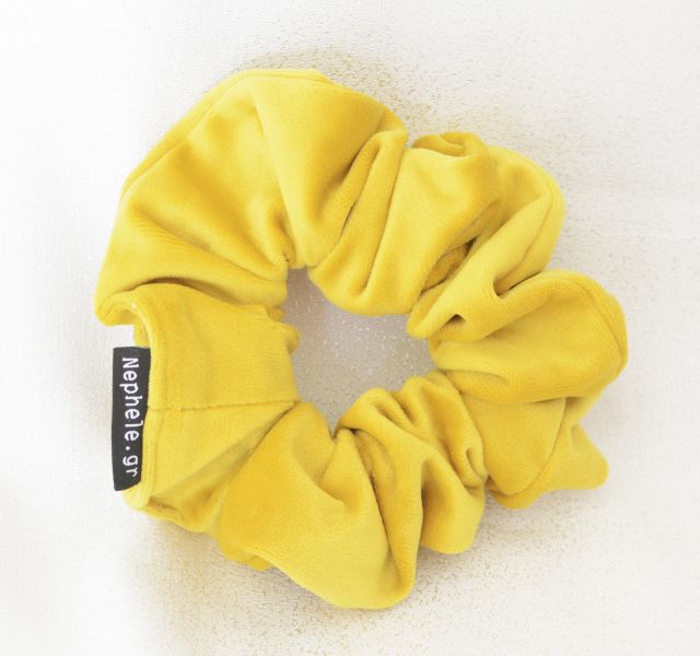 Scrunchie "Velvet" Yellow