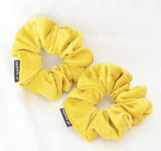 Scrunchie "Velvet" Yellow - 