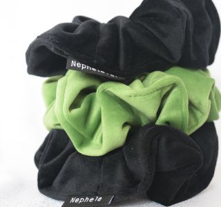 Scrunchie "Velvet" Black - 