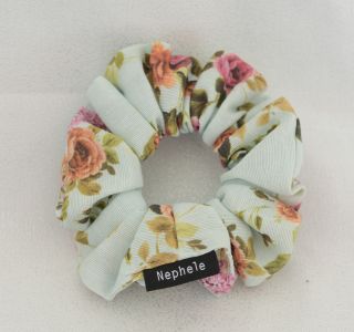 Scrunchie "Vintage" Μέντα - 