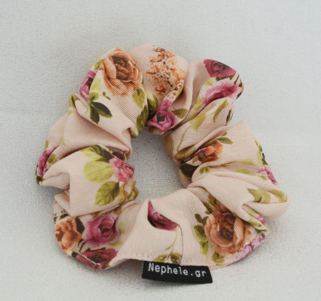 Scrunchie "Vintage" Ροζ