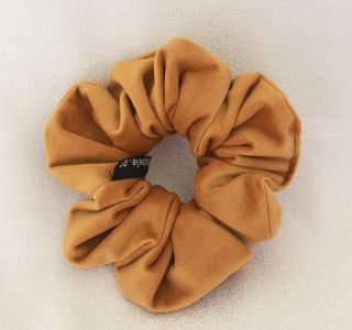 Scrunchie "Velvet" Gold Orange - 