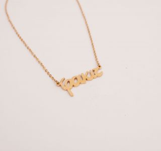 Φάκιτ | Κολιέ stainless steel χρυσό| A Future Perfect