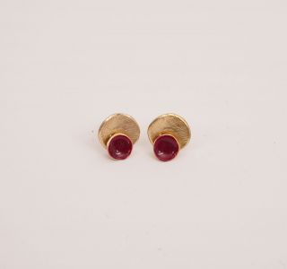 Σκουλαρίκια LIZA Bordeaux