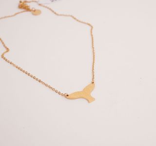 Mermaid tail | Κολιέ stainless steel χρυσό | A Future Perfect
