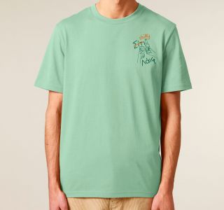 Shitty Life T-shirt | Nephele x Blank! | Green