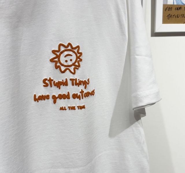 Stupid things Unisex T-shirt | Puffy Print
