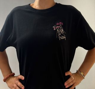 Shitty Life T-shirt | Nephele x Blank! | Black - 