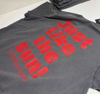 Unisex T-shirt "Sun" | Stone Washed Grey