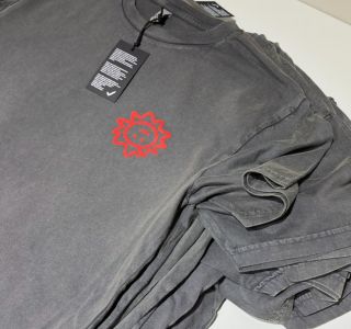 Unisex T-shirt "Sun" | Stone Washed Grey - 