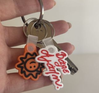 Nephele Signature Logo Keychain - 