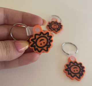 Nephele Signature Logo Keychain - 