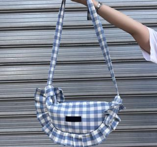Blue Croissant Bag - 