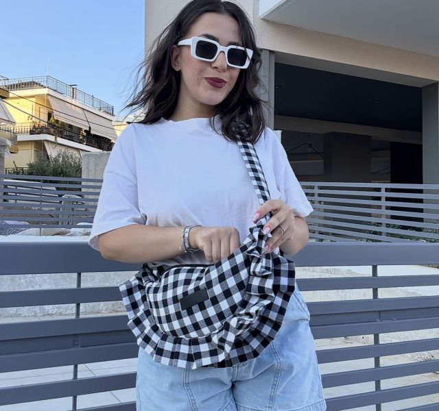 Black Croissant Bag
