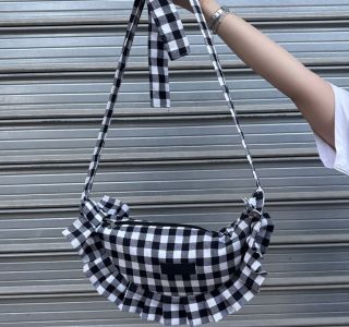 Black Croissant Bag - 