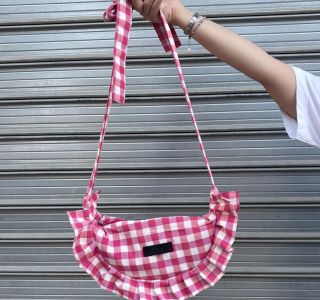 Fuchsia Croissant Bag - 