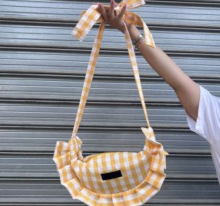 Yellow Croissant Bag - 