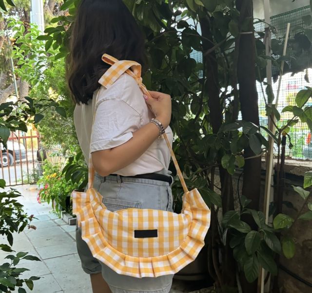 Yellow Croissant Bag