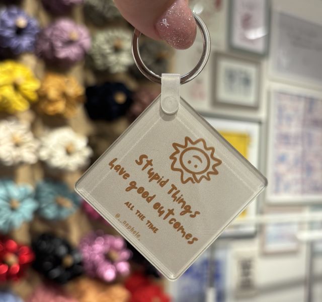 Μπρελόκ "Stupid Things" | Acrylic Keychain